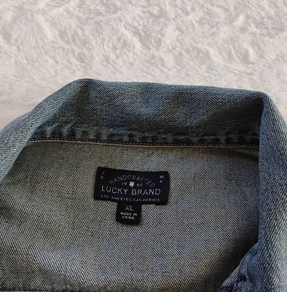 Lucky Brand Denim Boyfriend Jacket - Picture 6 of 8